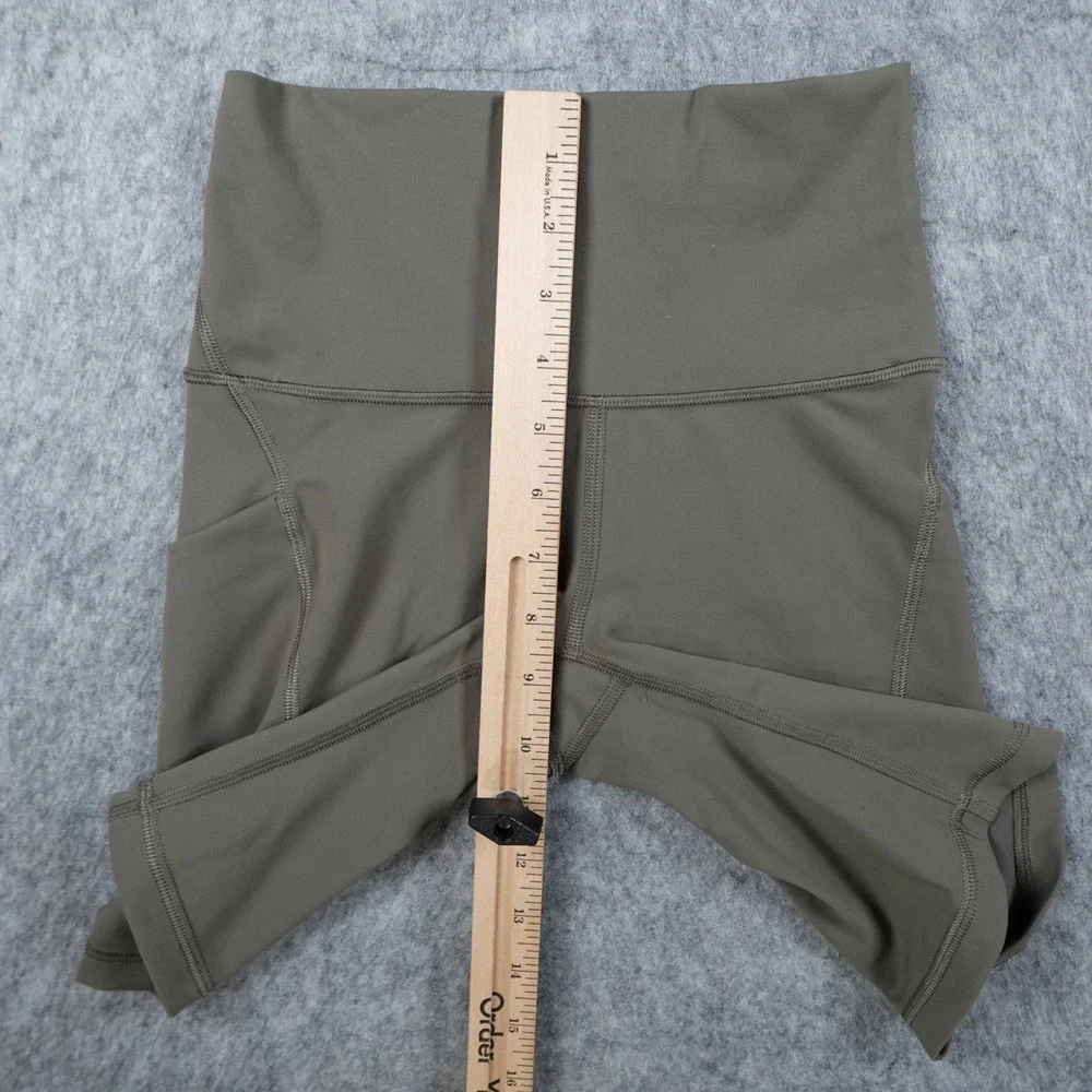 Lululemon Shorts‎ Women 4 Green Wunder Train High Rise Pockets 8